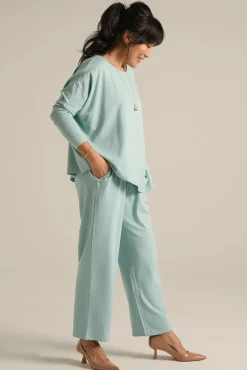 Terry Relax Boatneck - Aquamarine