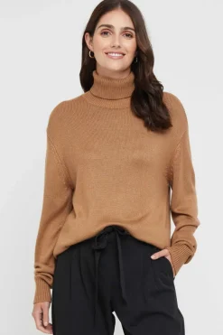 Turtleneck Knit - Camel