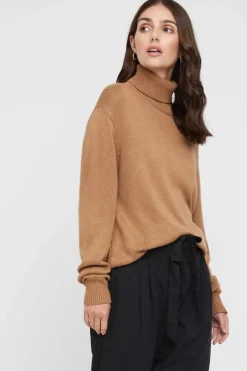 Turtleneck Knit - Camel