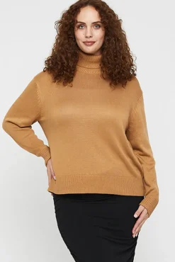 Turtleneck Knit - Camel