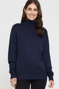 Turtleneck Knit - Ink