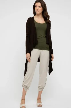 Waterfall Cardigan - Chocolate